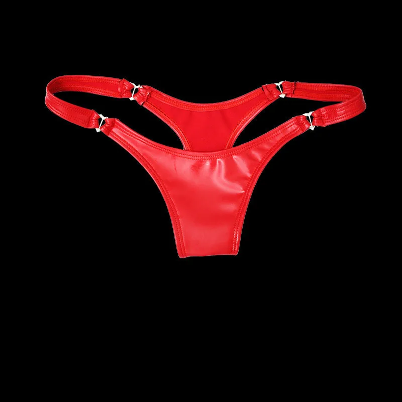 Большие размеры латексные трусики с низкой посадкой стринги сексуальные микро