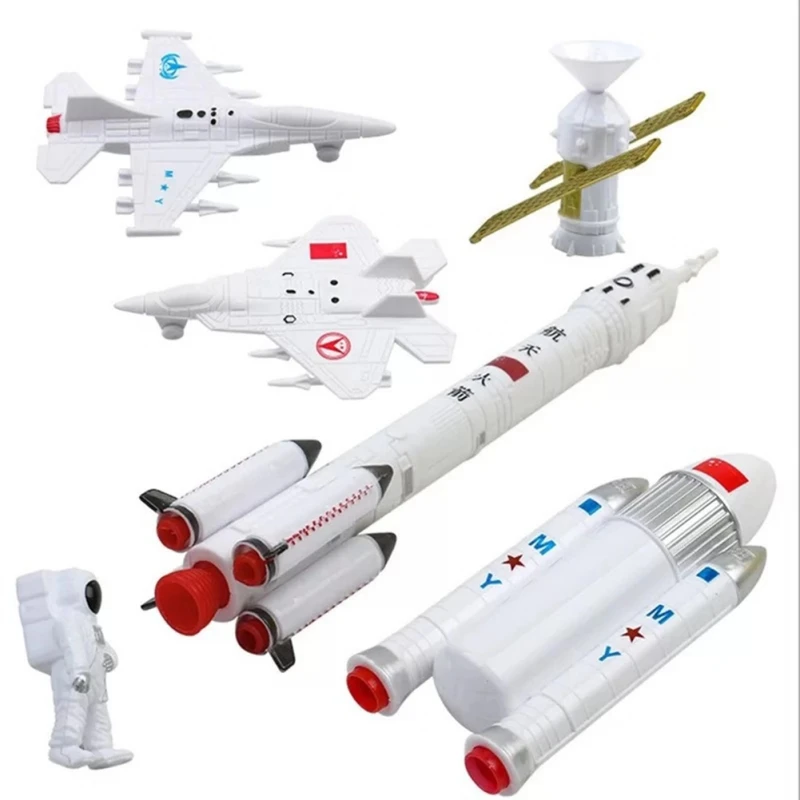 Космический челнок астронавт авиационная модель ракета сцена украшения торта