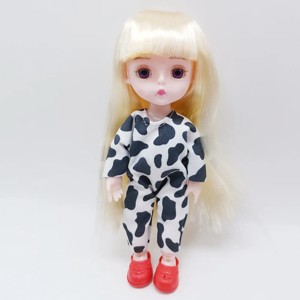 Новые аксессуары для кукольной одежды Одежда для 1/12 16 см BJD куклы игрушки для девочек модное платье куклы аксессуары