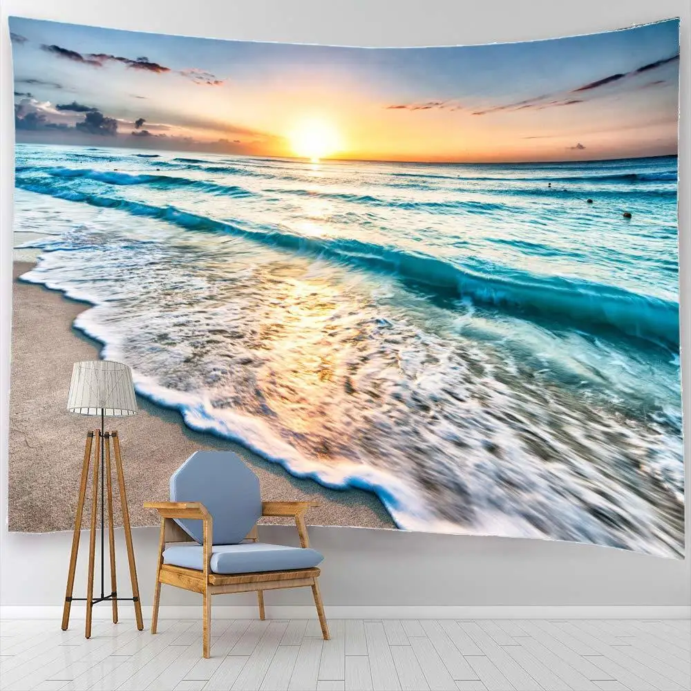 Океан обои висит фоны для фотографирования морские волны защита от солнца