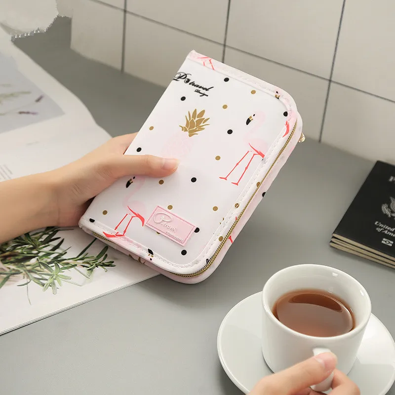 Папка для паспорта короткий водонепроницаемый дорожный держатель карт с