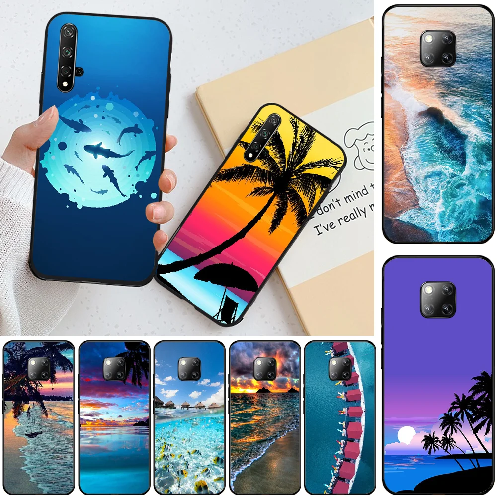Летний мягкий чехол для телефона Honor 20 20lite view20 7C 8C 7A 8A 10i 20i PLAY 9X Pro | Мобильные