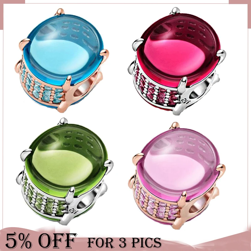 Шармы-подвески женские из серебра 2021 пробы с бусинами | Украшения и аксессуары