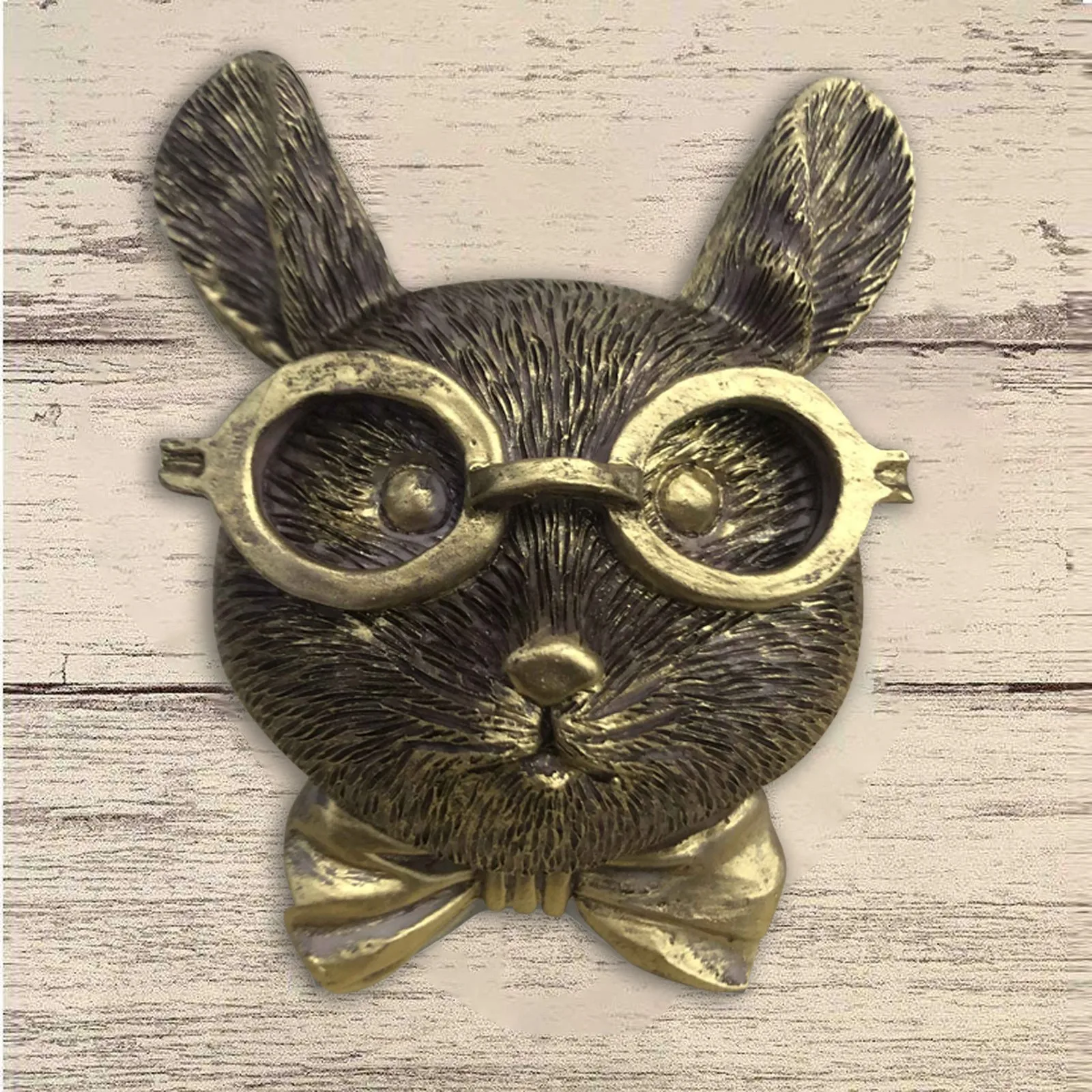 Курительная трубка бронзовый алюминий животное в форме животного с очками