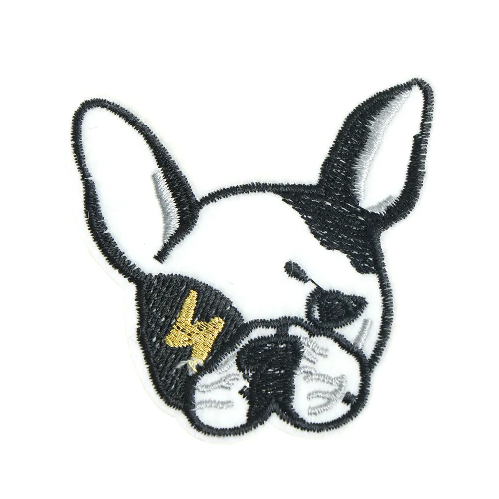 2020 наклейки для одежды аксессуары железные нашивки собак вышитые значки