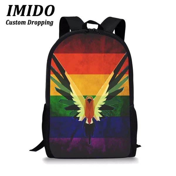 Школьная сумка LALIN для подростков рюкзак девушек с Джейком полом Логаном