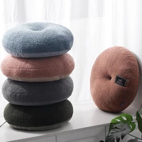 thicken chair cushions seat pad round teddy cashmere chair cushion velvet dining chair cushions seat pad outdoor garden cushion