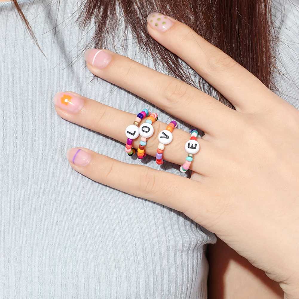 4 шт./компл. женское кольцо на палец для вечеринки ювелирное изделие в подарок