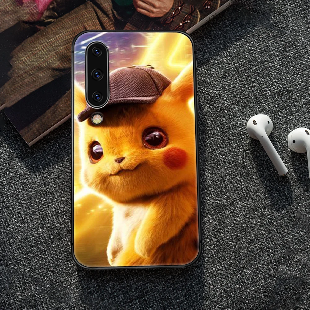 

Anime Cute pikachus Phone Case Cover For Samsung Galaxy A10 A11 A20 E A21 A30 A40 A41 A50 A51 A70 A71 A81 S 4G 5G black Cover