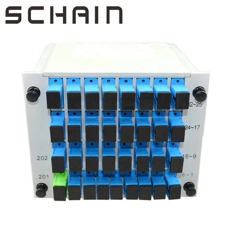 PLC 1X32 одномодовый СПЛИТТЕР LGX волоконно оптический ящик 1x32 сплиттер коробка FTTH с