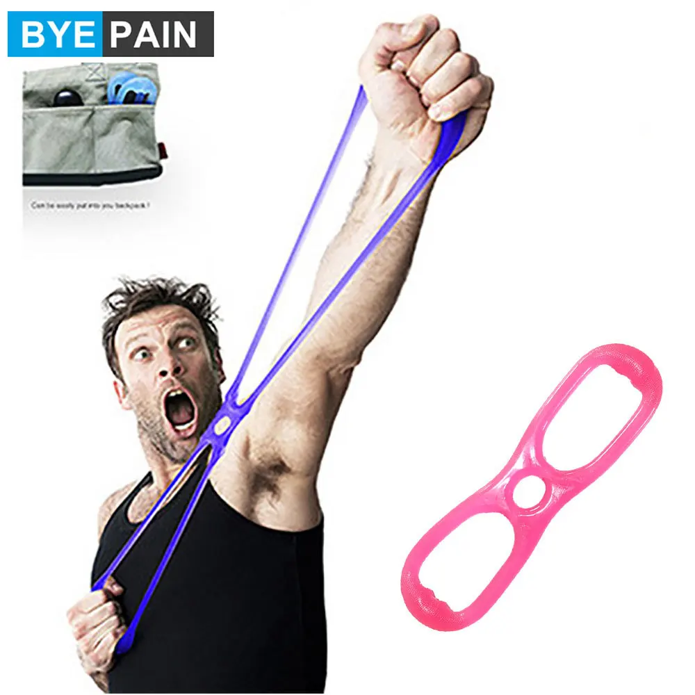 

1Pcs BYEPAIN Silicone Chest Muscle Exercise Rope, Fitness Elastic Pull Rope for Slimming, Yoga, Body, Building