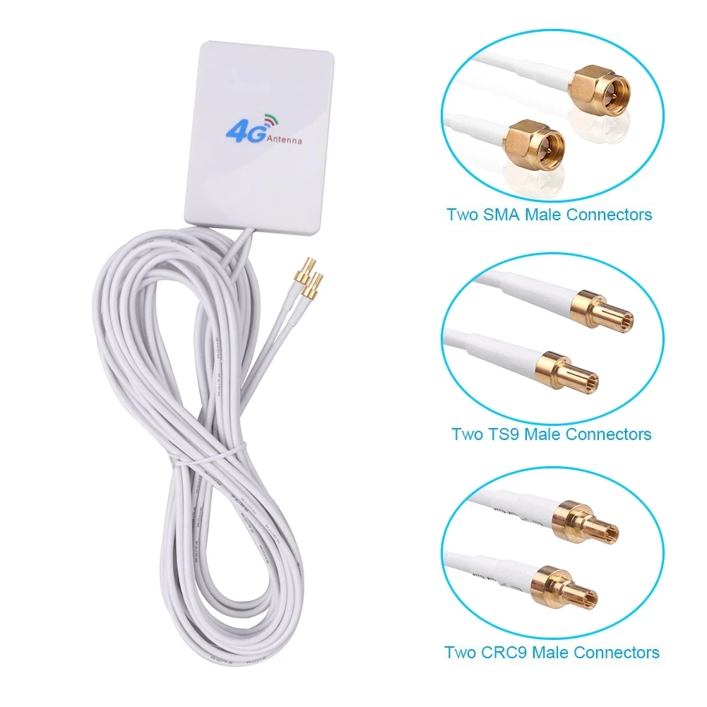

2G 3G 4G LTE Antenna Router Modem Aerial External Antennas with TS9 CRC9 SMA Connector Cable for Huawei ZTE