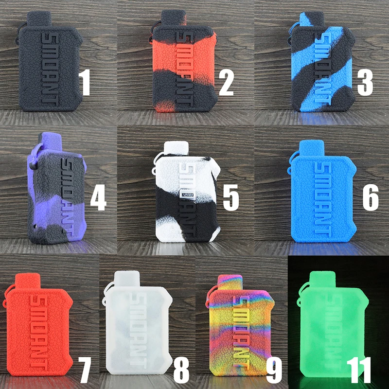 Силиконовый чехол 2 шт. для Smoant Battlestar Baby Pod Vape текстурный кожаный оболочка гелевый