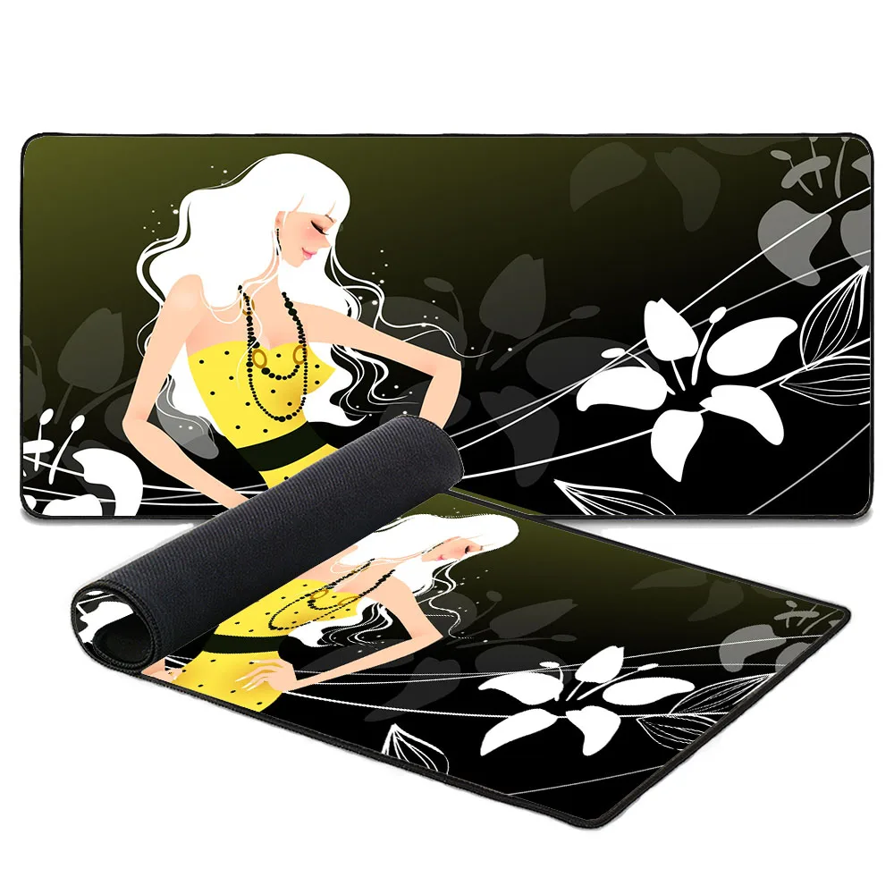 

Anime Mouse Pad Table Pad Large Keyboard Pad Mouse Pad Kawaii Mouse Pad Company Ergonomic Bowl Pad Pad on The Table Xxl 900x400