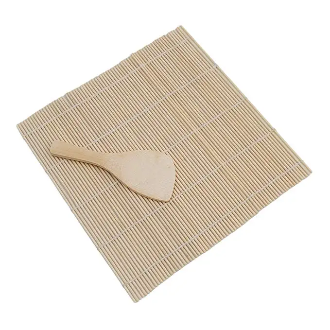 Коврик-Роллер для суши с рисовым ковшом кухонные принадлежности еды кухонный