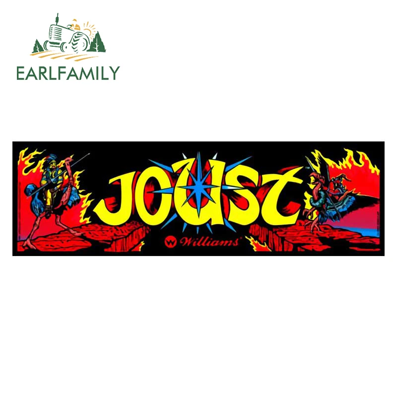 EARLFAMILY 13 см x 4 для Joust наклейки аркадных игр виниловые автомобильные