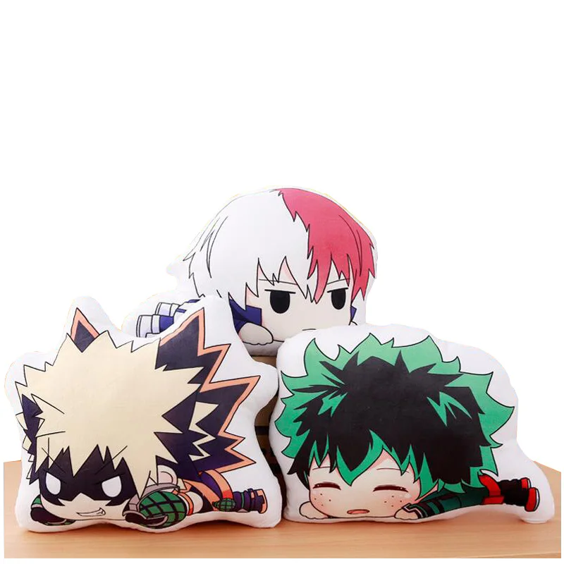 Плюшевые игрушки моя геройская академия 35/45 см Bakugou Katsuki Todoroki Shoto Midoriya Izuku мягкие