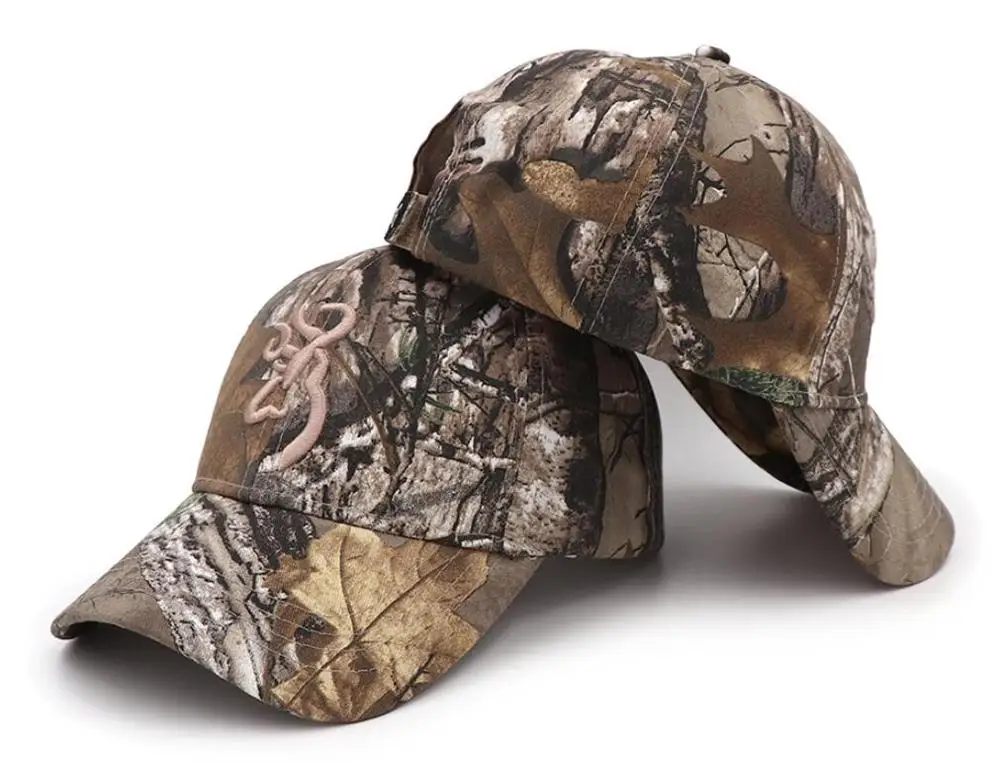 Бесплатная доставка Browning Realtree AP®Blaze оранжевые камуфляжные охотничьи кепки