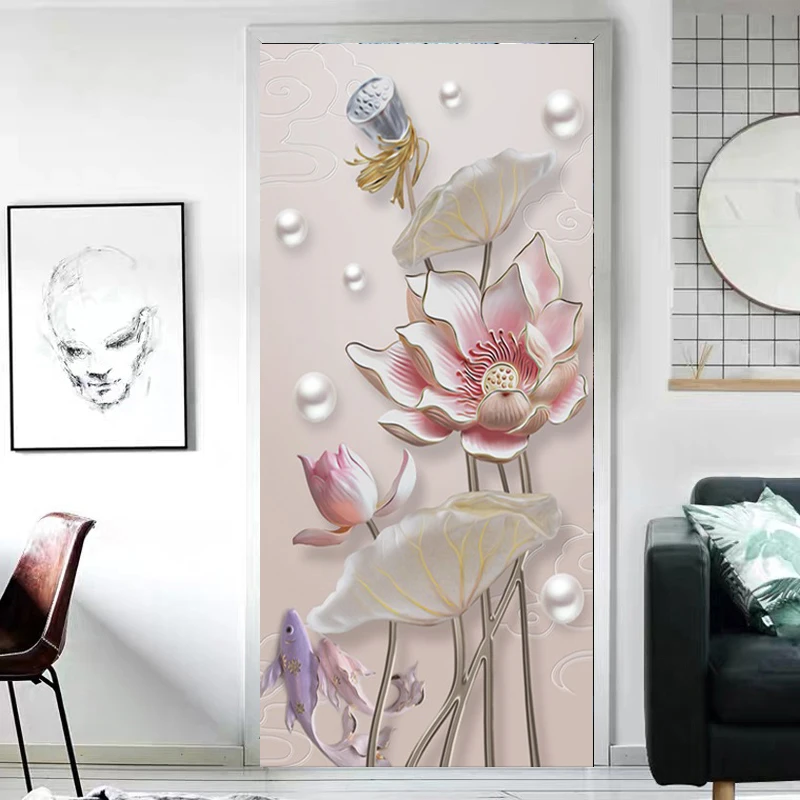 Индивидуальный размер 3D наклейка на окна стекло дверь стикер Современная