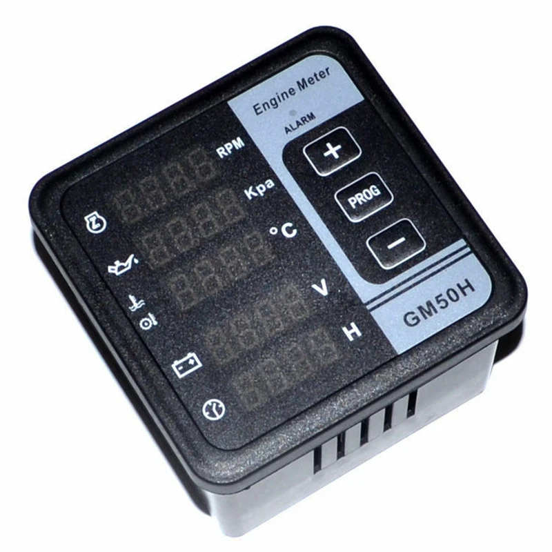 

Gm50H Engine Digital Display Multifunction Voltage Frequency Water Temperature Oil Pressure Tachometer Generator Controller