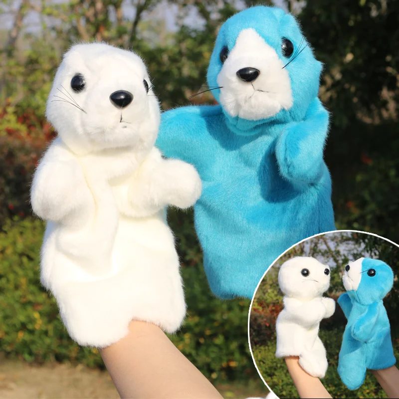 Плюшевые животные Пингвин маленький морской лев Немо рыбка ручная кукла детский