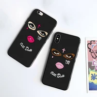 soft phone case for iphone x xs 11 pro max xr 8 7 6 6s plus 5 se 5s 10 cover female masked art pattern printing tpu shell funda