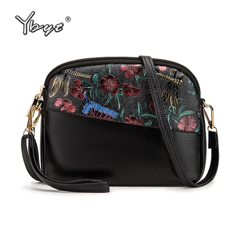 

YBYT new women mini shell shoulder bag fashion designer messenger crossbody bag hotsale printing PU leather female handbags