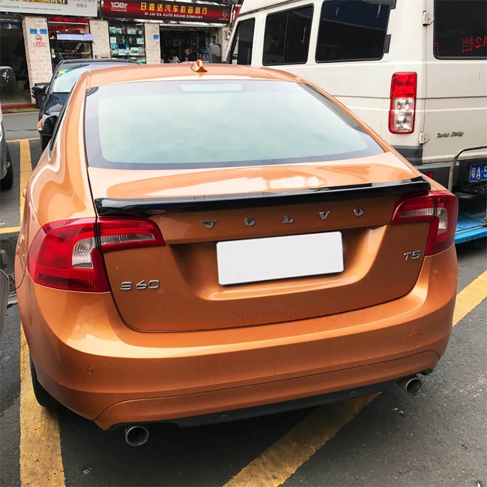Автомобильный задний спойлер AITWATT АБС пластик для Volvo S60 S60L 2011 2012 2013 2014 2015 2016 2017 2018