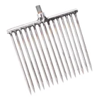 Наконечник гарпуна из нержавеющей стали, 15 Зубцов, для подводной охоты, бесплатная доставка