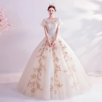 bespoke occasion dresses illusion o neck short embroidery pearls backless lace tulle luxury white lady formal evening gown ts109