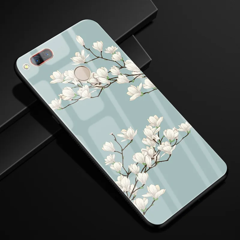 For ZTE Z17 mini Case 5.2'' Glass Hard Back Cases For ZTE NUBIA Z17 mini Case Tempered Glass Cover Z17mini Z 17 NX569H NX569j