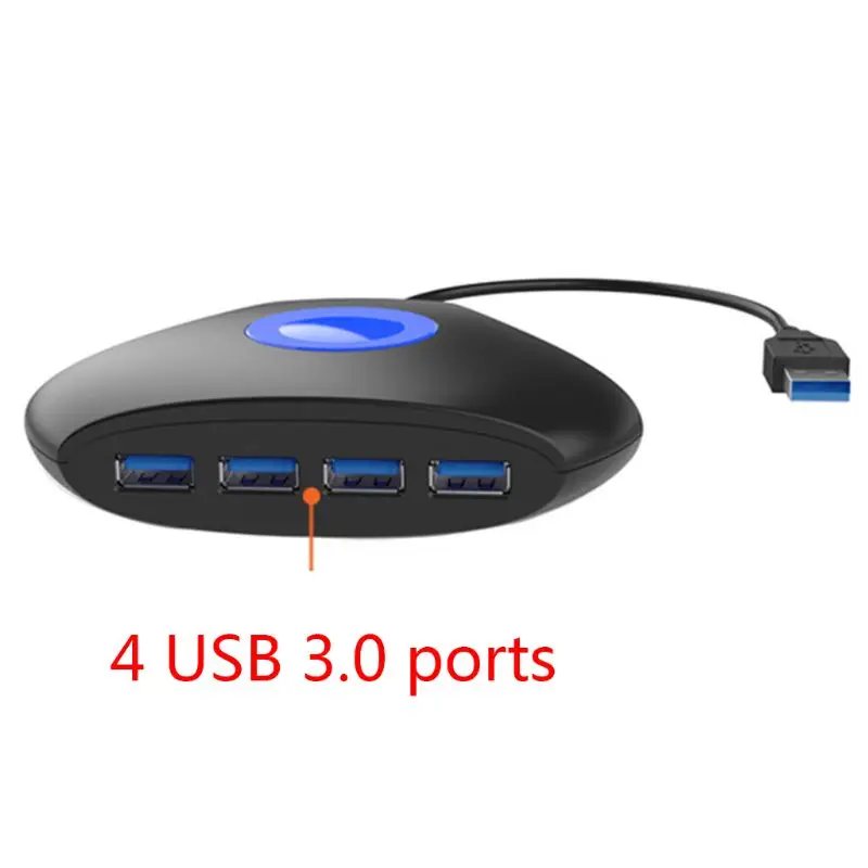 

USB3.0 High Speed 4Port USB HUB Adapter Splitter Multi Expander for PC Laptop Cellphones U Disk High Quality and Brand New