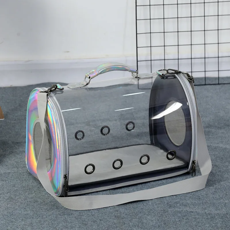 Сумка переноска для кошачьей кошки прозрачная сумка путешествий большая кошек