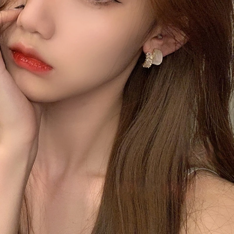 

S925 needle Delicate Jewelry Geometric Earrings Delicate Design High Quality AAA Zircon Stud Earrings For Women Gifts