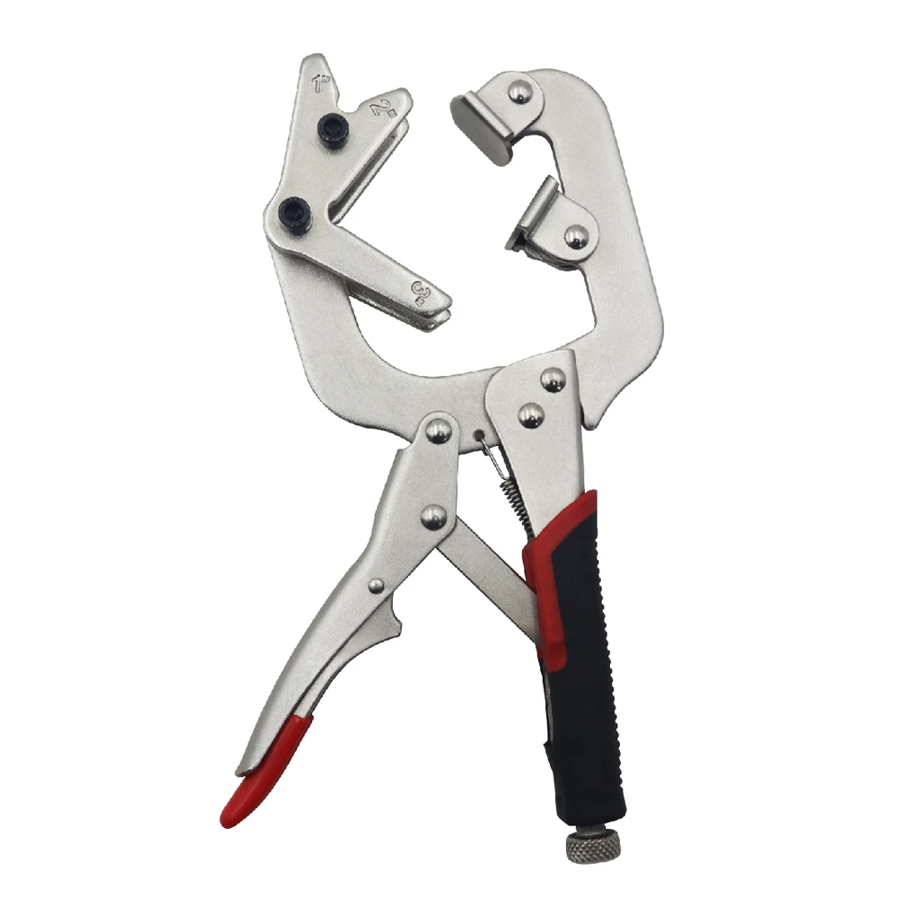 

Multi-purpose Welding Pliers Welding Clamps Steel Vigorous Pliers Right C Angle Clamps Nozzle Adjustable Welding Pipes Clamp