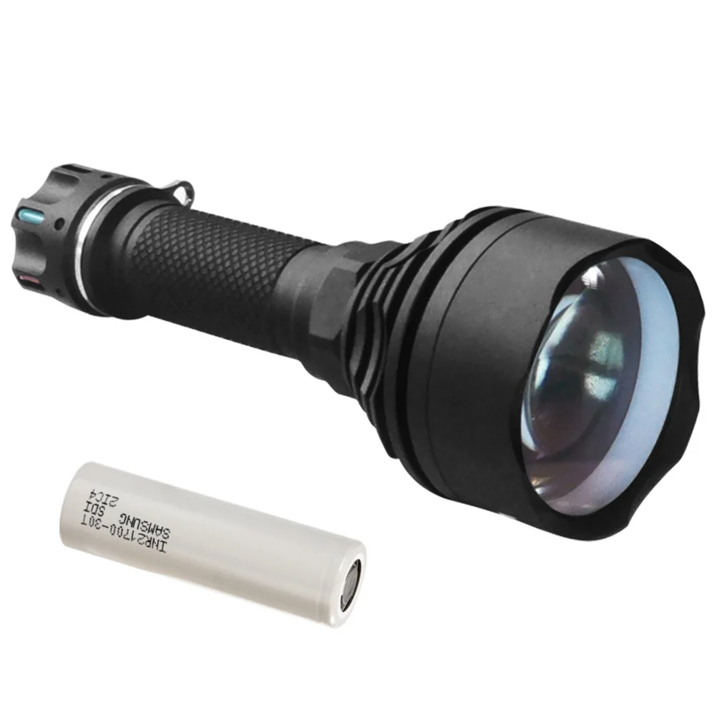Lumintop Thor III 2500m Long Shoot Search Flashlight Super Bright Laser Torch by 21700 Battery for Hunting Camping Self Defense | Освещение
