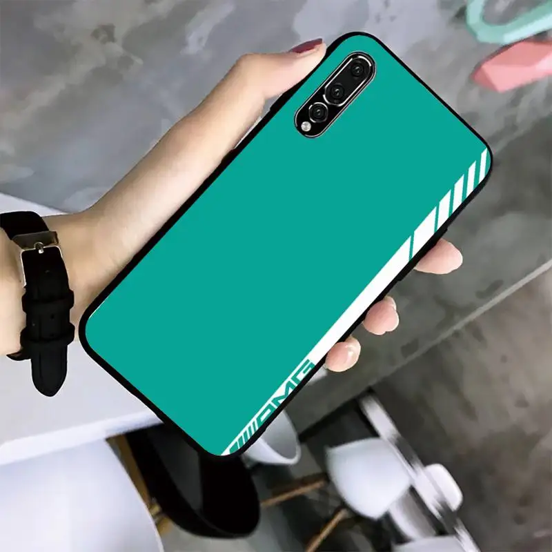 

AMG BENZ Phone Case For Huawei Mate10 20Lite 20X Mate20 30 40 Pro Nova3 4 4E 3i Nova5 5ipro Black Soft TPU Case