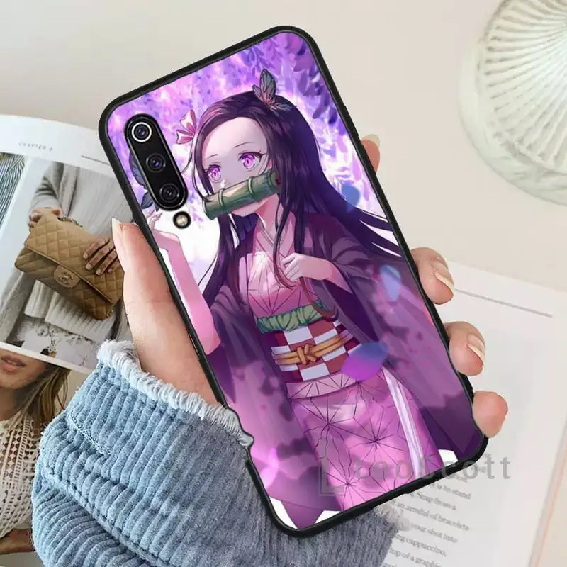 

Kamado Nezuko Kimetsu no Yaiba Demon Slayer Phone Case For Xiaomi Redmi 7 9t 9se k20 mi8 max3 lite 9 note 8 9s 10 pro