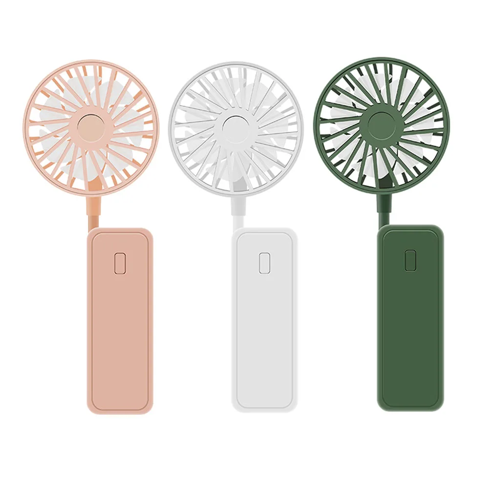 

Портативный уличный Мини Складной вентилятор с USB-портом, спортивный электрический бесшумный маленький вентилятор на шею для стола, летний