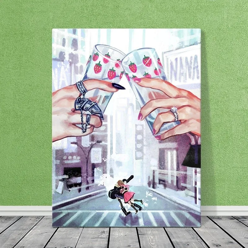 

Nana Anime Manga Aesthetic Canvas Painting Wall Art Posters Prints Pictures Modern Living Room For Home Decor Modular Framework