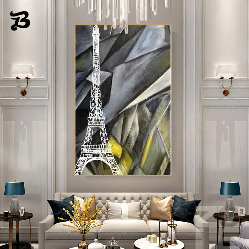 

Canvas Painting Wall Art City Landscape Abstract London Paris Posters Prints Decorative Wall Pictures Modern Living Room Decor