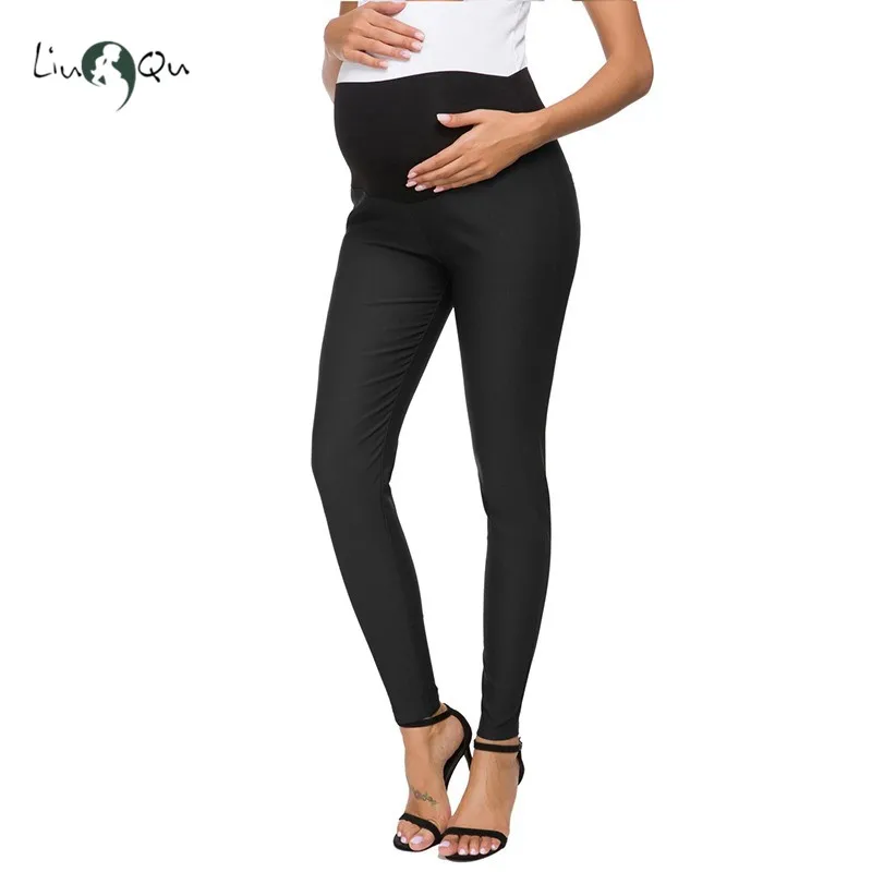 Женские удобные хлопковые леггинсы до щиколотки для беременных современные