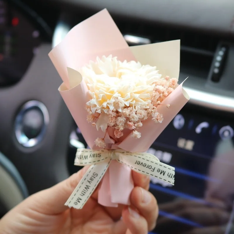 

Car Air Outlet Perfume Decoration Creative Car Immortal Dried Bouquet Small Fresh Car Air Conditioning Mouth Fragrance Clip