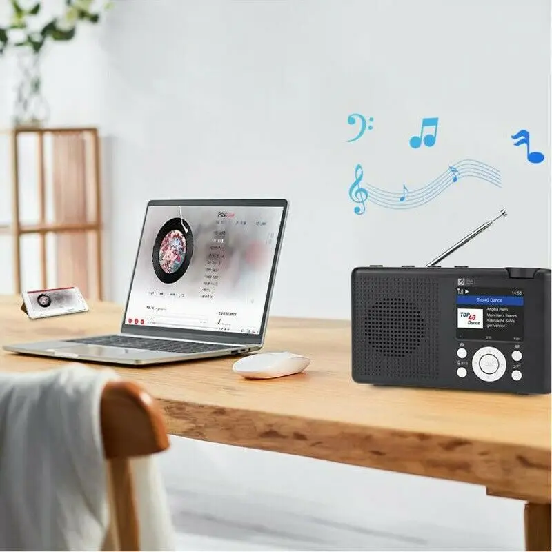 Ocean Digital WR-23D портативный Wi-Fi Интернет-радио Bluetooth динамик многофункциональное FM
