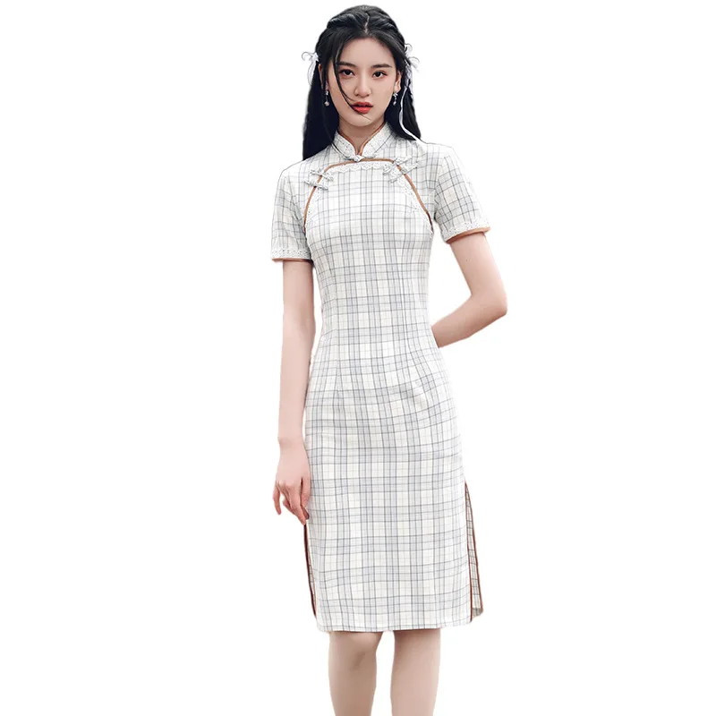 

2021 Lhaum cheongsam dress cheongsam dress red qipao dress