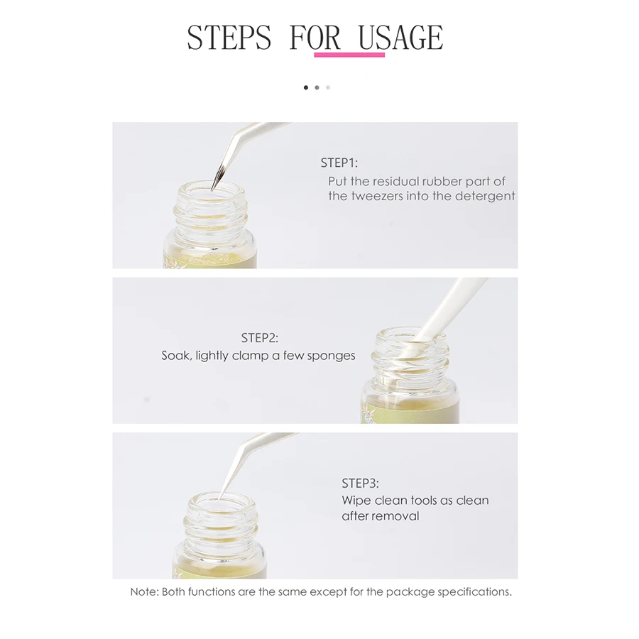 Профессиональные пинцеты для наращивания ресниц 30 мл чистящие инструменты с