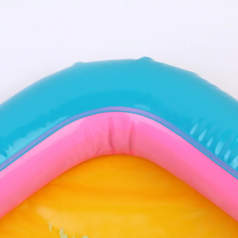 Большой надувной поднос из ПВХ случайных цветов для отдыха на открытом воздухе