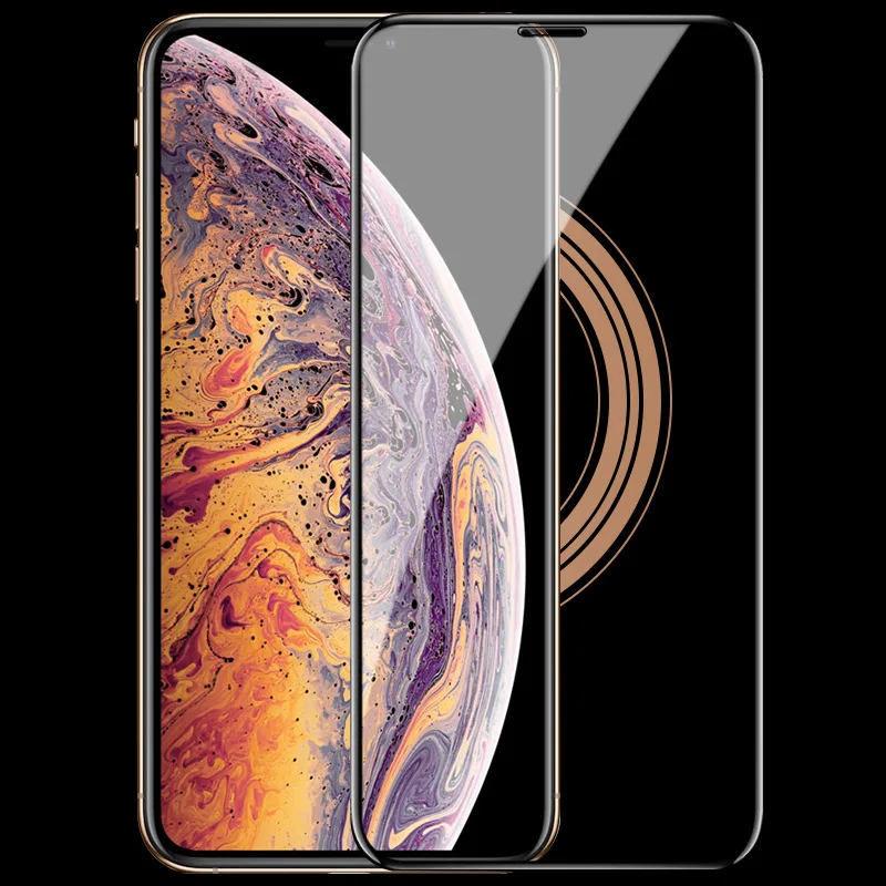 Gusima для iPhone 7 стекло на iPhone 7 6 8plus X 10 XS Max XR 9D закаленное полноэкранное защитное стекло на iPhone 7