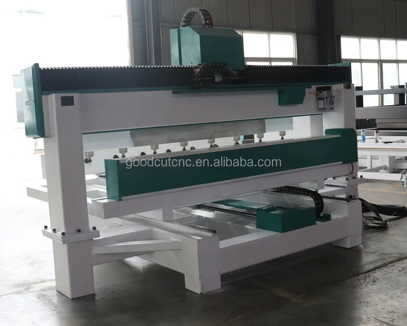 

GoodCut cnc multi heads 4 axis router machine with rotary for cylinder engraving