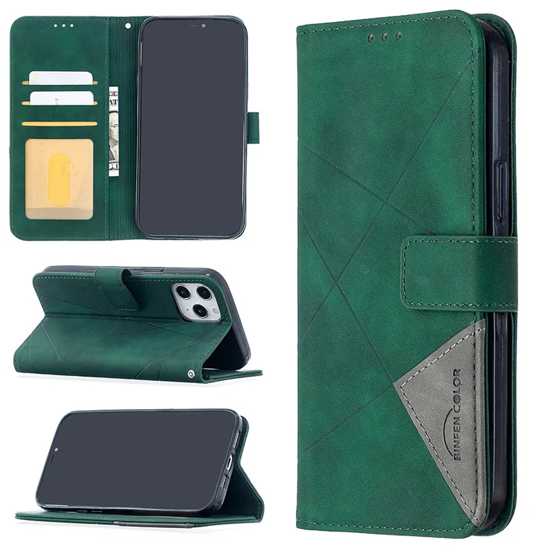 luxury leather phone case for iphone 12pro 11pro 12 mini 11 pro max se 2020 6 6s 8 7 plus xr x xsmax wallet flip cover coque free global shipping